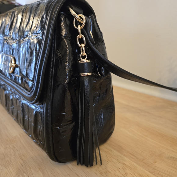 Brahmin Jenah Shoulder Bag – Black Castle View - Picture 3 of 7